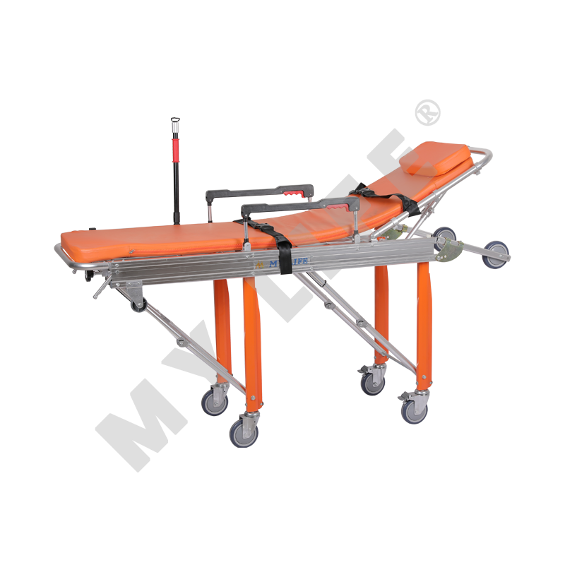 Stretcher Pemuatan Automatik (Reka Bentuk Baharu Dengan Handrail&Tiang IV)